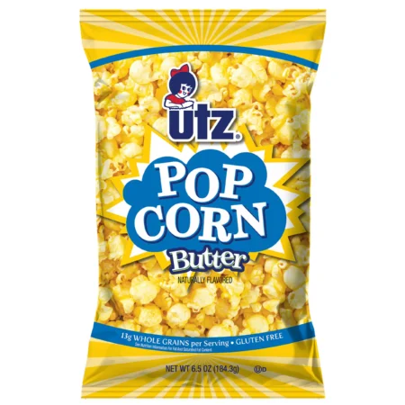 Utz Butter Popcorn, Family Size, 6.5 oz Bag